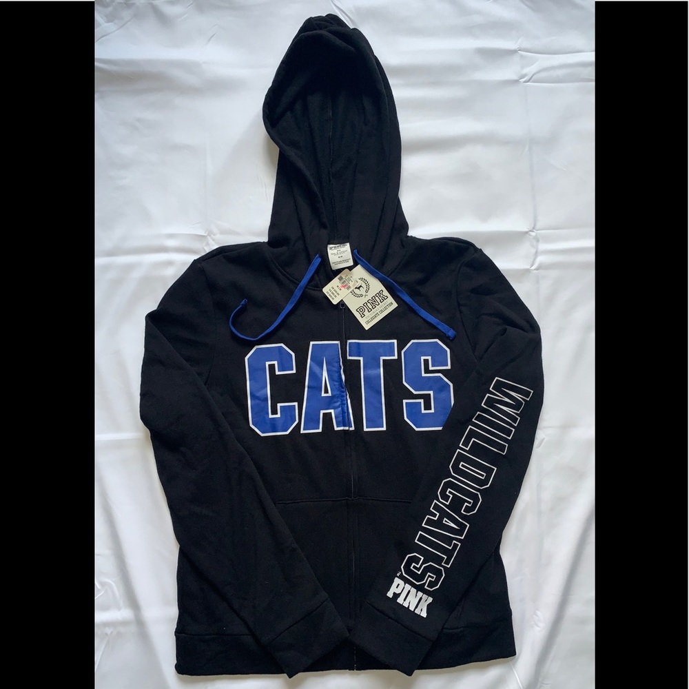 Pink Collegiate UK Wildcats Long Sleeve Jacket (M)
